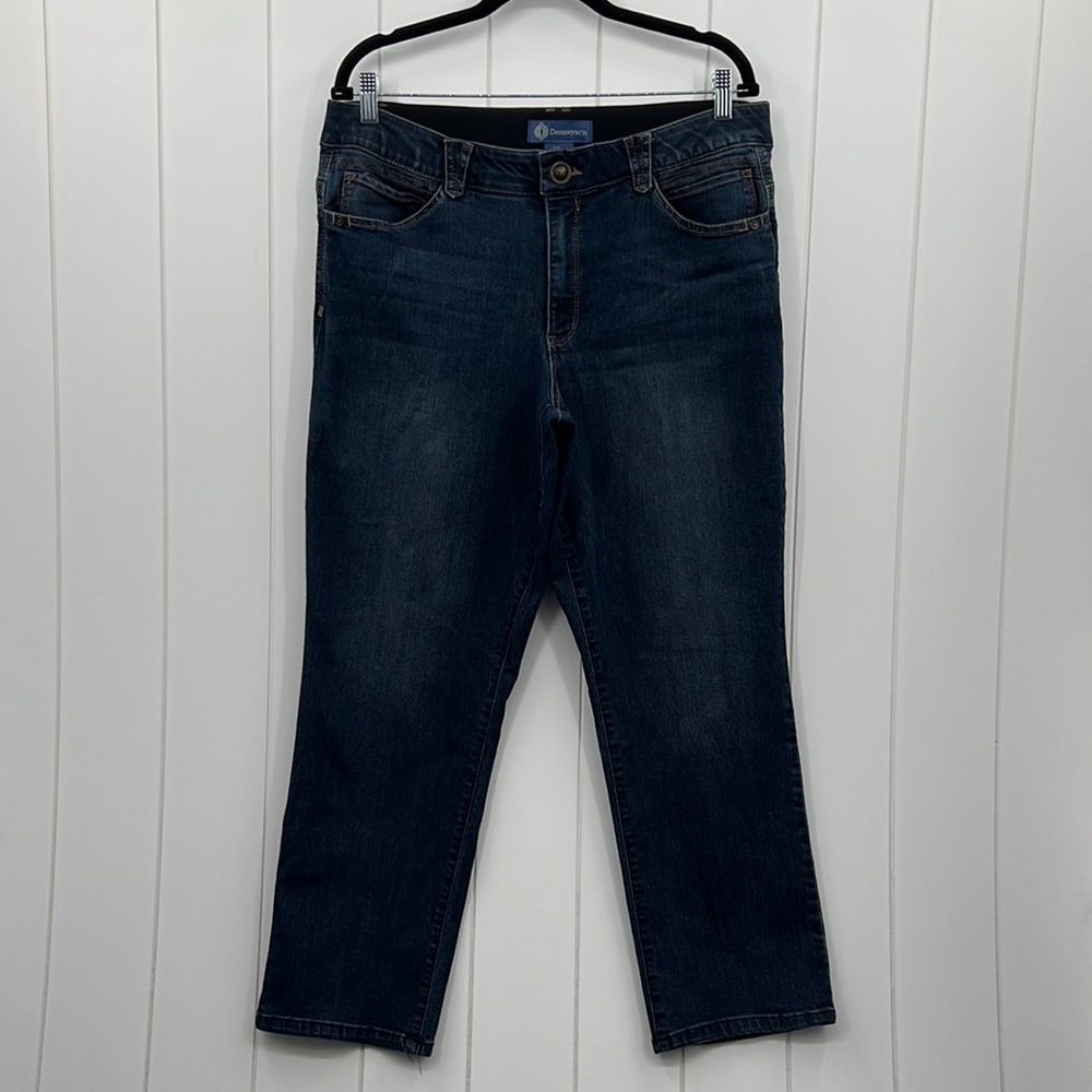 Democracy Ab Solution Denim Blue Jeans Size 16 Petite